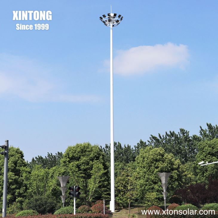 41mm High Mast Lighting Galvanized Octangonal Pole For Sale