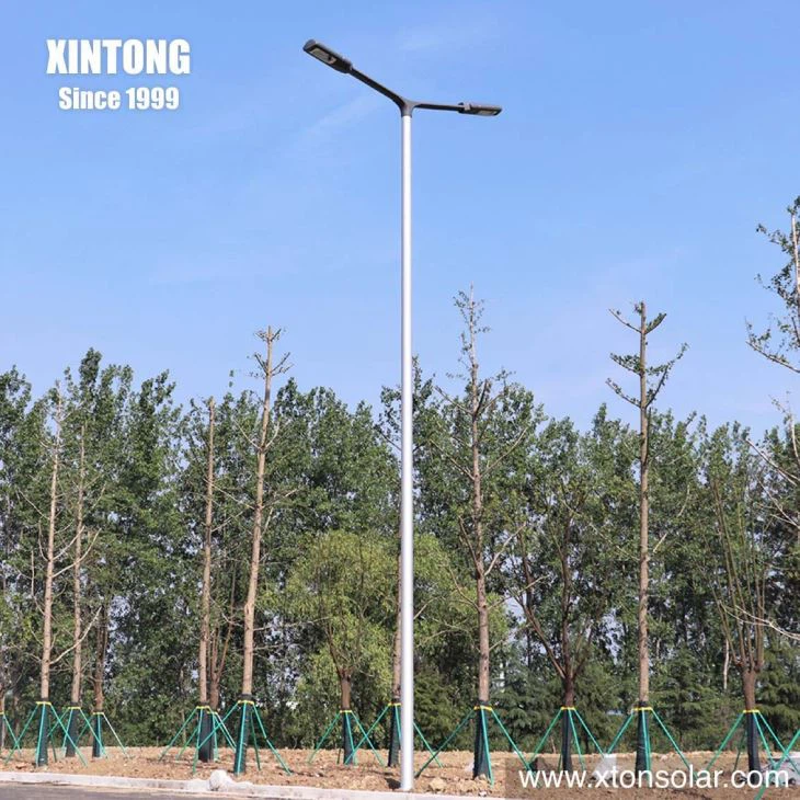 All In One Integrated 10W LED Street Lamp With 8m Street Pole All In One Integrated 10W LED Street Lamp With 8m Street Pole