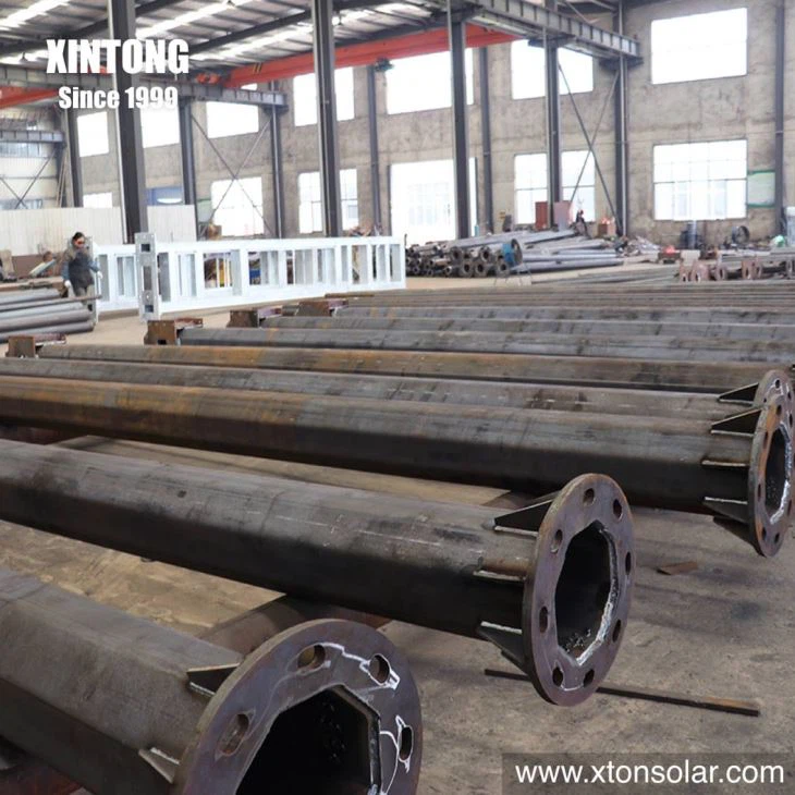 Manufacturer 15meter Steel Pipes Post For Sale